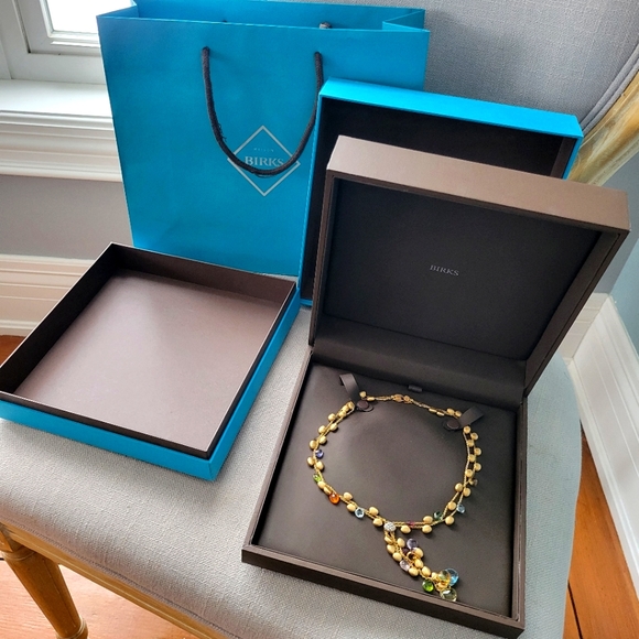 Marco Bicego signature 18k yellow gold paradise semi-precious stones & diamonds - Picture 9 of 12